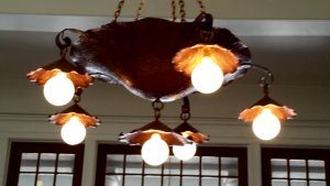 Original Light Fixtures Harvey House - Barstow