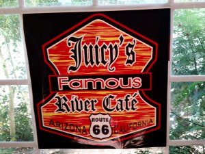 Breakfast at Juicy's Needles, CA