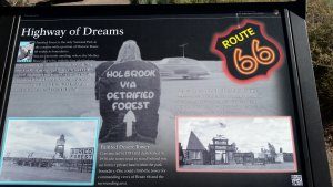 Route 66 at the Petrified Forest (Painted Desert)