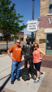 "Standing on the Corner" in Winslow, AZ