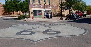Route 66 in Winslow, AZ
