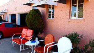 For relaxing in the evening. Blue Swallow Motel